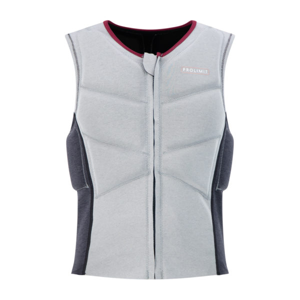 Prolimit Womens Oxygen Vest grey_black_wine_front